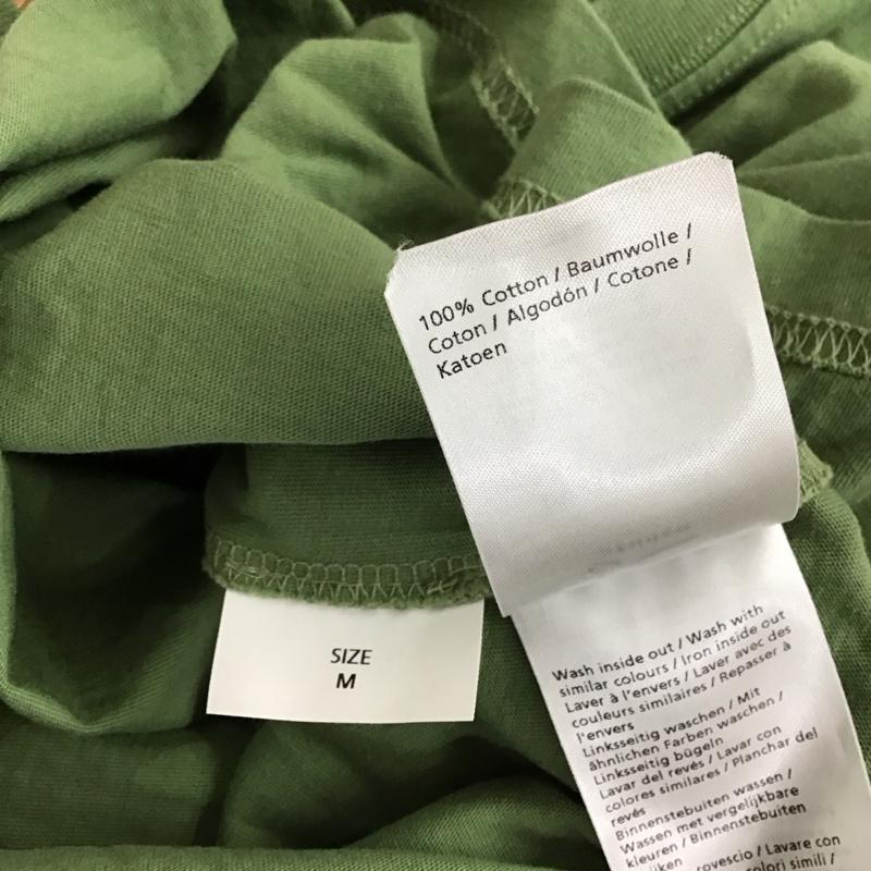 デンハム DENHAM Tシャツ 半袖 半袖カットソー プリントTシャツ クルーネックカットソー M ロゴ、文字 カーキ / カーキ / khaki メンズ USED 古着 中古 10157113