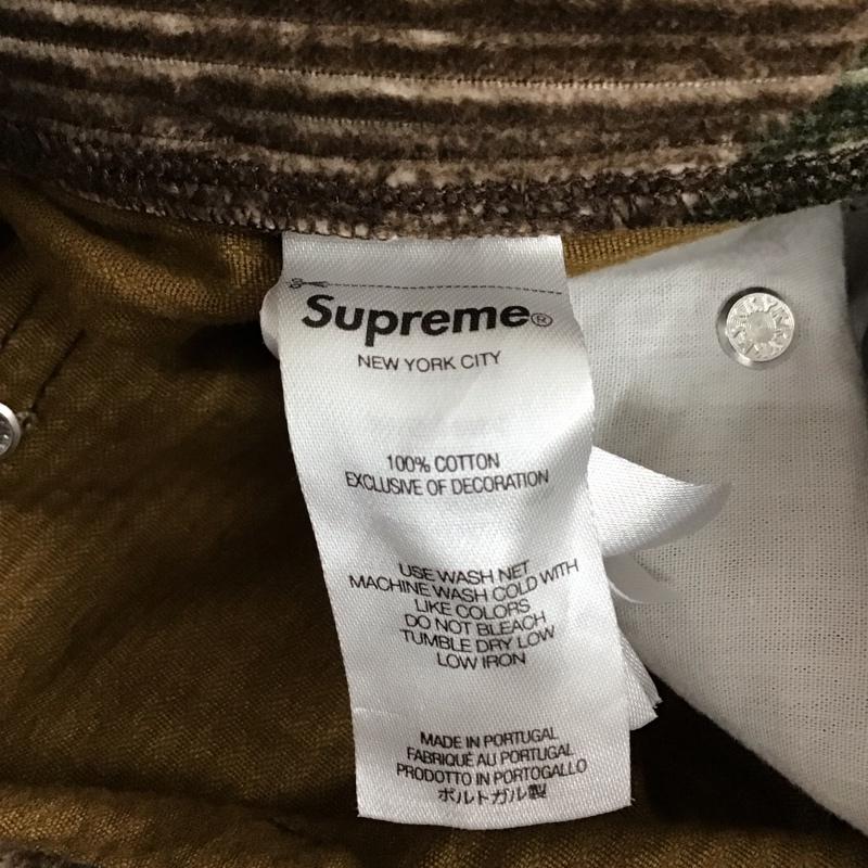 シュプリーム Supreme パンツ ワークパンツ、ペインターパンツ コーデュロイパンツ ワイドパンツ カジュアルパンツ 30インチ カモフラージュ柄・迷彩 マルチカラー / マルチカラー / multicolor メンズ USED 古着 中古 10157118