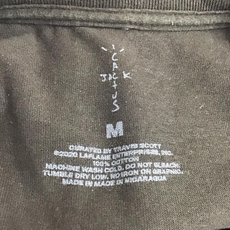 カクタスジャック Cactus Jack Tシャツ 半袖 半袖カットソー プリントTシャツ クルーネックカットソー M ロゴ、文字 茶 / ブラウン / brown メンズ USED 古着 中古 10157128