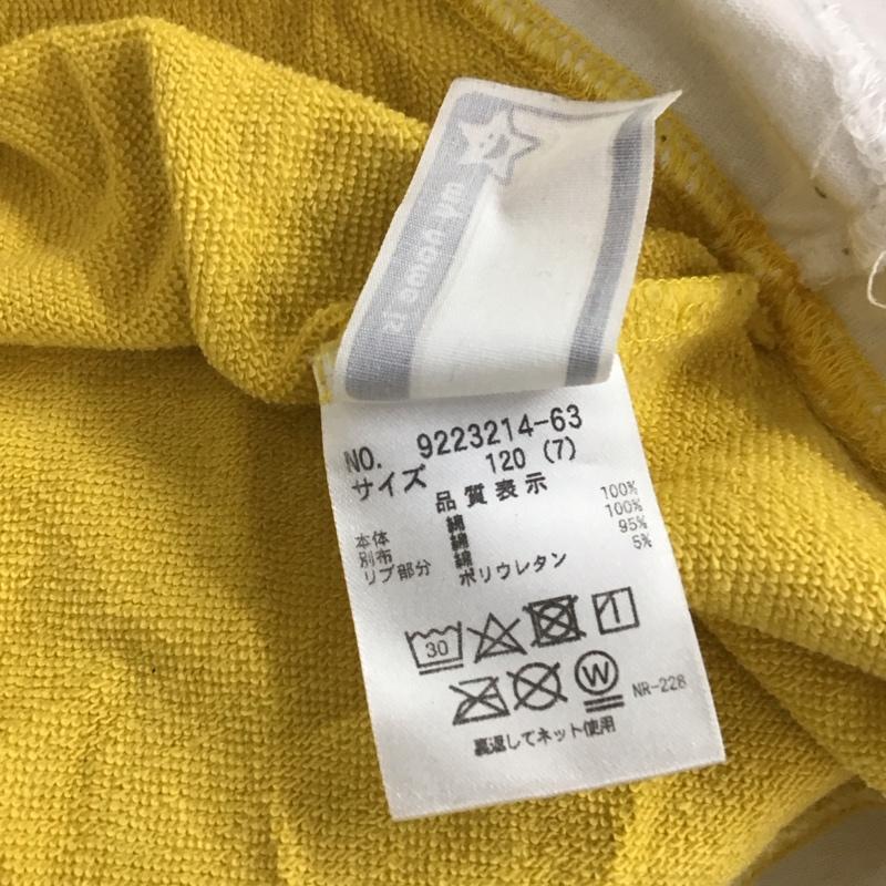エックスガール X-girl トレーナー 長袖 120cm ロゴ、文字 黄 / イエロー / yellow ガールズ USED 古着 中古 10157229