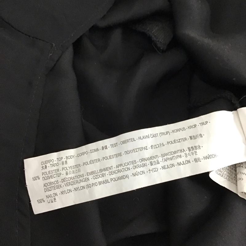 ザラベーシック ZARA BASIC カットソー 半袖 S 無地 黒 / ブラック / black レディース USED 古着 中古 10157259
