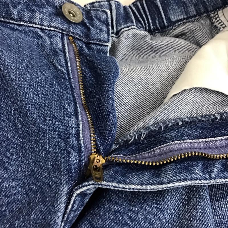 ジーナシス JEANASIS パンツ デニム、ジーンズ JS050128AD アソートバギーパンツ ワイドレッグデニムパンツ FREE 無地 水色 / ライトブルー / レディース USED 古着 中古 10157274