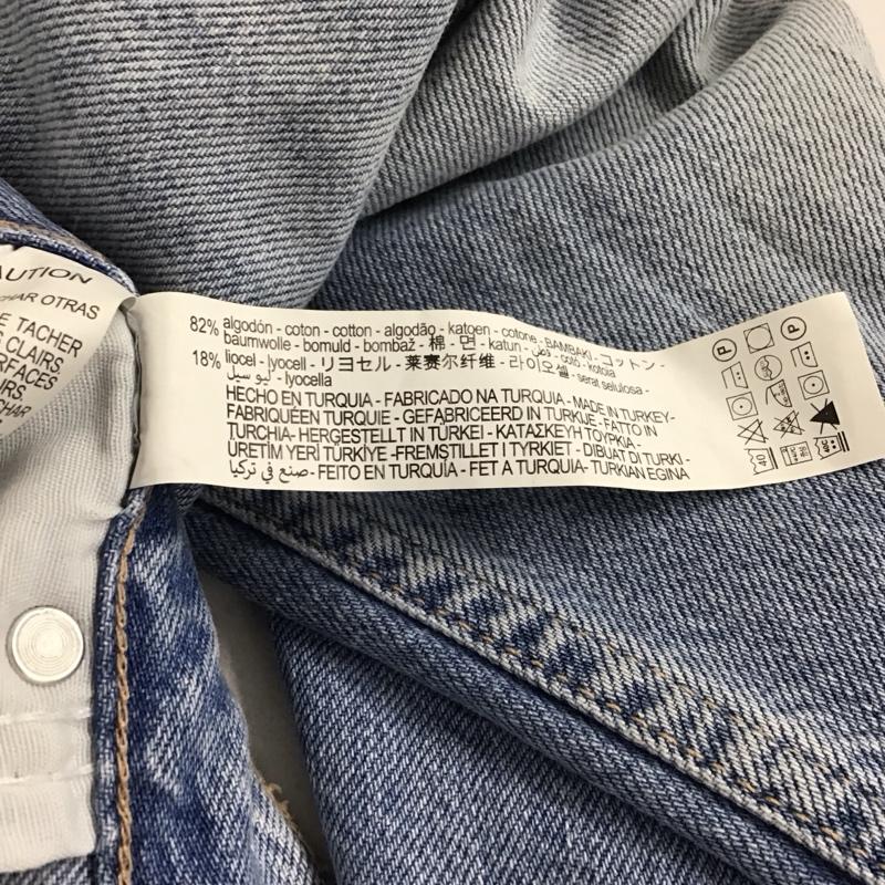 ザラ ZARA パンツ デニム、ジーンズ 40 無地 水色 / ライトブルー / レディース USED 古着 中古 10157285