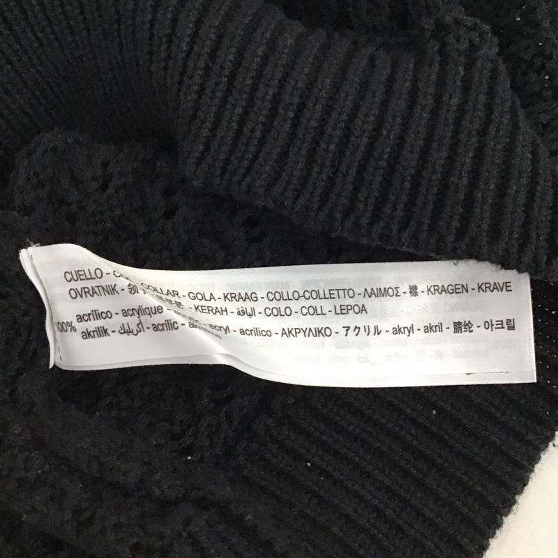 ザラ ZARA カットソー 半袖 M 無地 黒 / ブラック / black レディース USED 古着 中古 10157290
