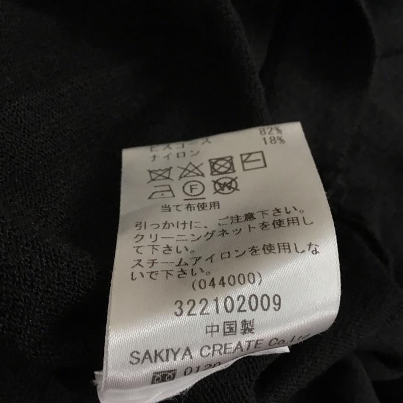 ルカ/レディラックルカ LUCA/LADY LUCK LUCA カーディガン 長袖 無地 黒 / ブラック / black レディース USED 古着 中古 10157292