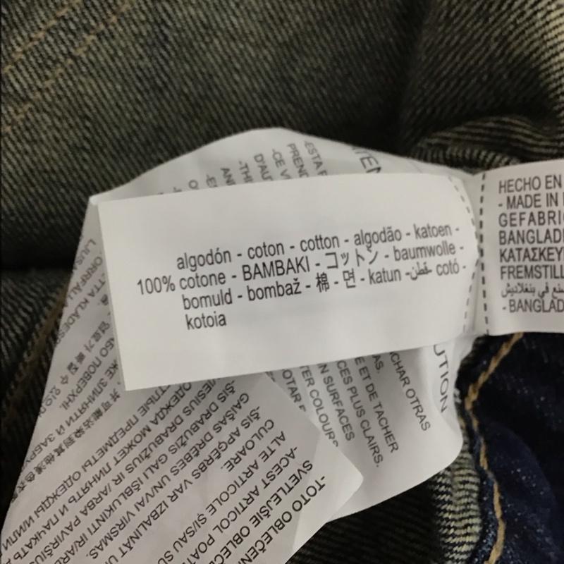 ザラ ZARA ジャケット、上着 ジャケット、ブレザー デニムジャケット Gジャン S 無地 インディゴ / インディゴ / Indigo レディース USED 古着 中古 10157324