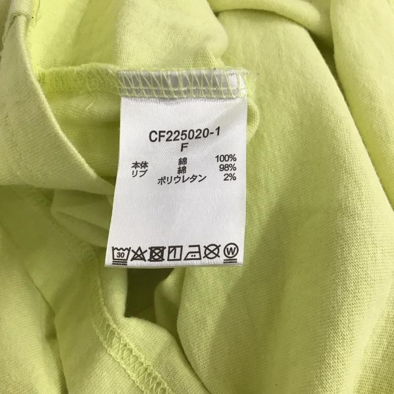 スタディオクリップ studio CLIP Tシャツ 半袖 FREE プリント 黄 / イエロー / yellow レディース USED 古着 中古 10157367