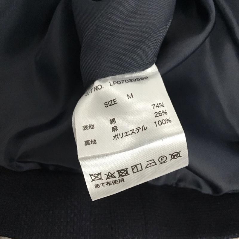 レプシィム LEPSIM ジャケット、上着 ジャケット、ブレザー ツイードライクJK M 無地 紺 / ネイビー / navy レディース USED 古着 中古 10157385