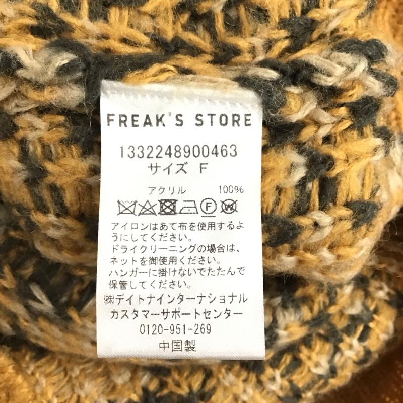 フリークスストア FREAK S STORE ニット、セーター 長袖 長袖ニットカットソー クルーネック セーター FREE プリント マルチカラー / マルチカラー / multicolor レディース USED 古着 中古 10157452