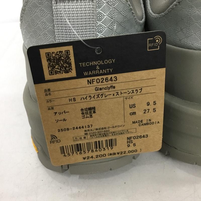 ザノースフェイス THE NORTH FACE スニーカー スニーカー NF0A8DAP グレンクライフ Glenclyffe 27.5cm 箱有 27.5cm ロゴ、文字 灰 / グレー / gray メンズ USED 古着 中古 10157471