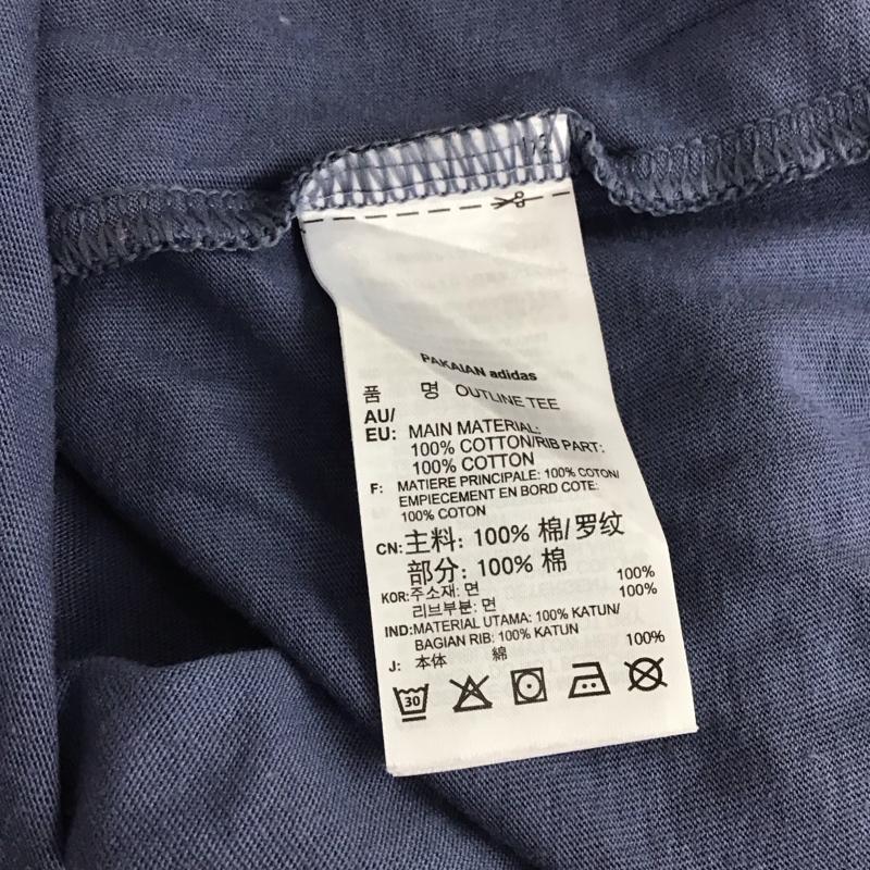 アディダス adidas Tシャツ 半袖 L ロゴ、文字 X プリント マルチカラー / マルチカラー / multicolor メンズ USED 古着 中古 10157604