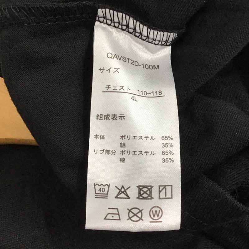 古着 USED Tシャツ 半袖 半袖カットソー プリントTシャツ クルーネックカットソー 4L ロゴ、文字 黒 / ブラック / black メンズ USED 古着 中古 10157649