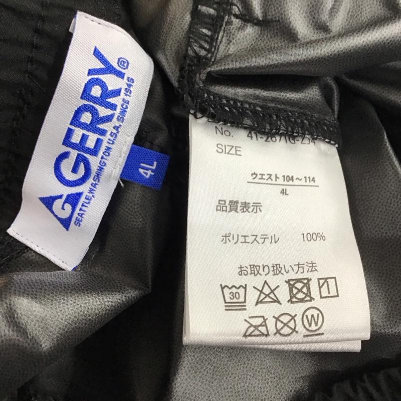 ジェリー GERRY パンツ ワークパンツ、ペインターパンツ ナイロンパンツ ワイドパンツ カジュアルパンツ 4L 無地 黒 / ブラック / black メンズ USED 古着 中古 10157667
