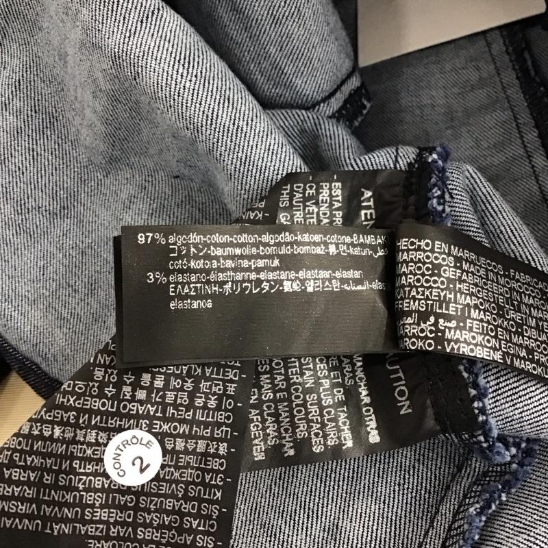 ザラ ZARA カットソー 半袖 タグ付 L 無地 インディゴ / インディゴ / Indigo レディース USED 古着 中古 10157680