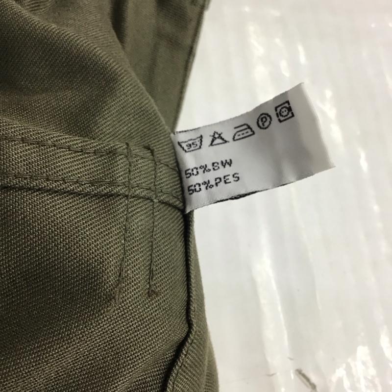 ミリタリー ミリタリー パンツ ワークパンツ、ペインターパンツ ワークパンツ ワイドパンツ カジュアルパンツ 無地 カーキ / カーキ / khaki メンズ USED 古着 中古 10157692