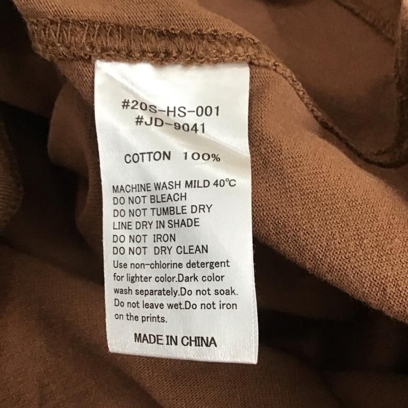 ダントン Danton Tシャツ 半袖 半袖カットソー プリントTシャツ クルーネックカットソー 40 ロゴ、文字 茶 / ブラウン / brown メンズ USED 古着 中古 10157759