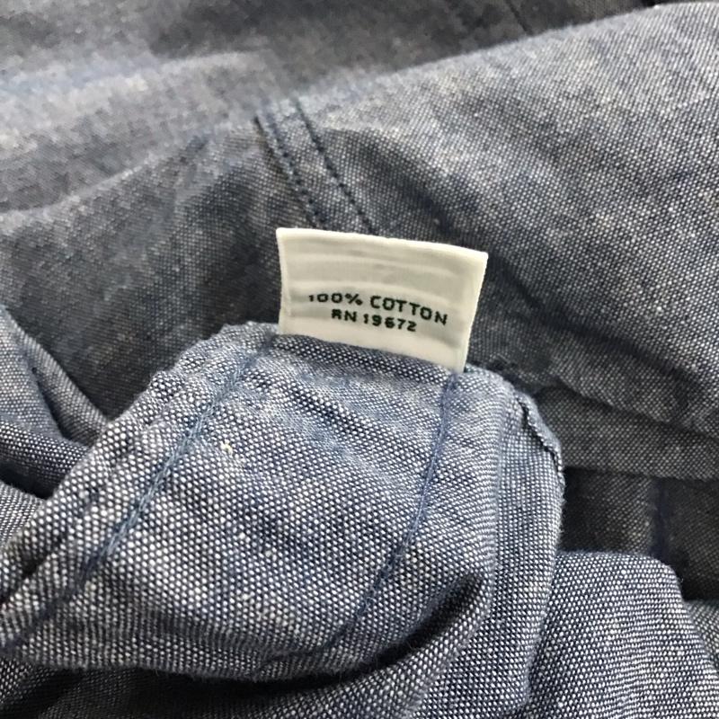 ポロバイラルフローレン Polo by RALPH LAUREN シャツ、ブラウス 長袖 長袖シャツ 無地シャツ カラーシャツ ボタンダウンシャツ ロゴ、文字 インディゴ / インディゴ / Indigo メンズ USED 古着 中古 10157783