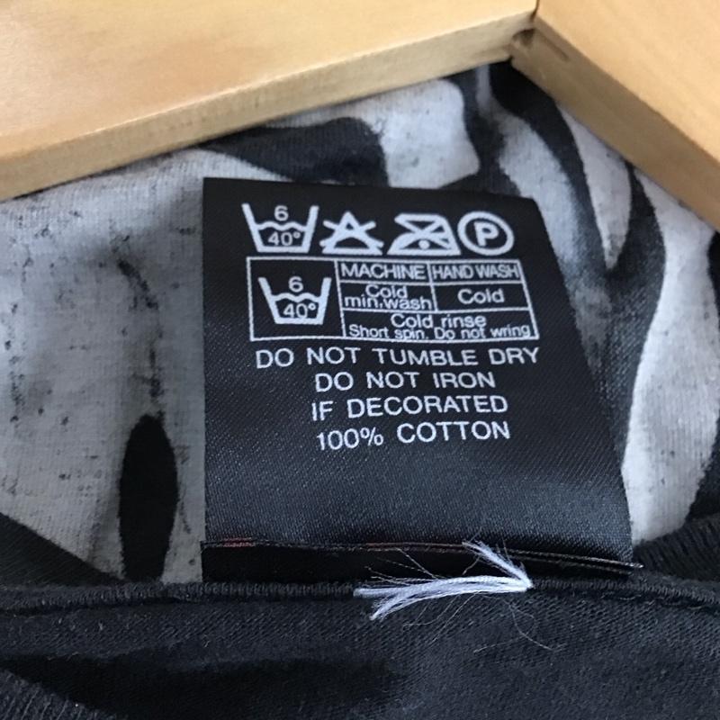 古着 USED Tシャツ 半袖 半袖カットソー プリントTシャツ クルーネックカットソー M ロゴ、文字 ダークグレー / ダークグレー / メンズ USED 古着 中古 10157795