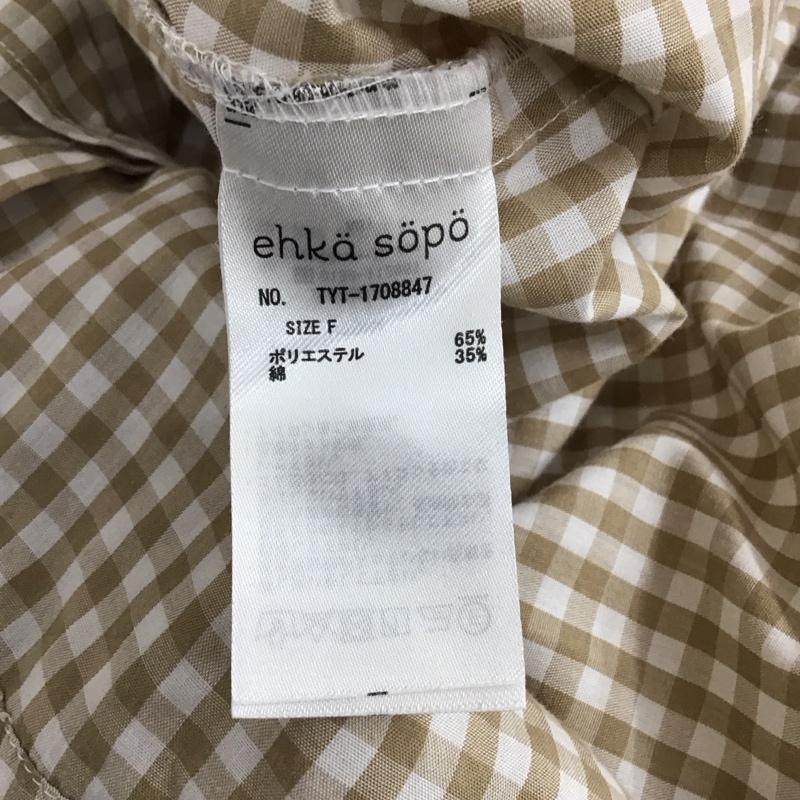 エヘカソポ ehka sopo シャツ、ブラウス 長袖 FREE チェック マルチカラー / マルチカラー / multicolor レディース USED 古着 中古 10157804