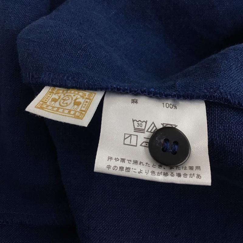 ナカガワマサシチショウテン 中川政七商店 ワンピース ロングスカート 無地 紺 / ネイビー / navy レディース USED 古着 中古 10157805