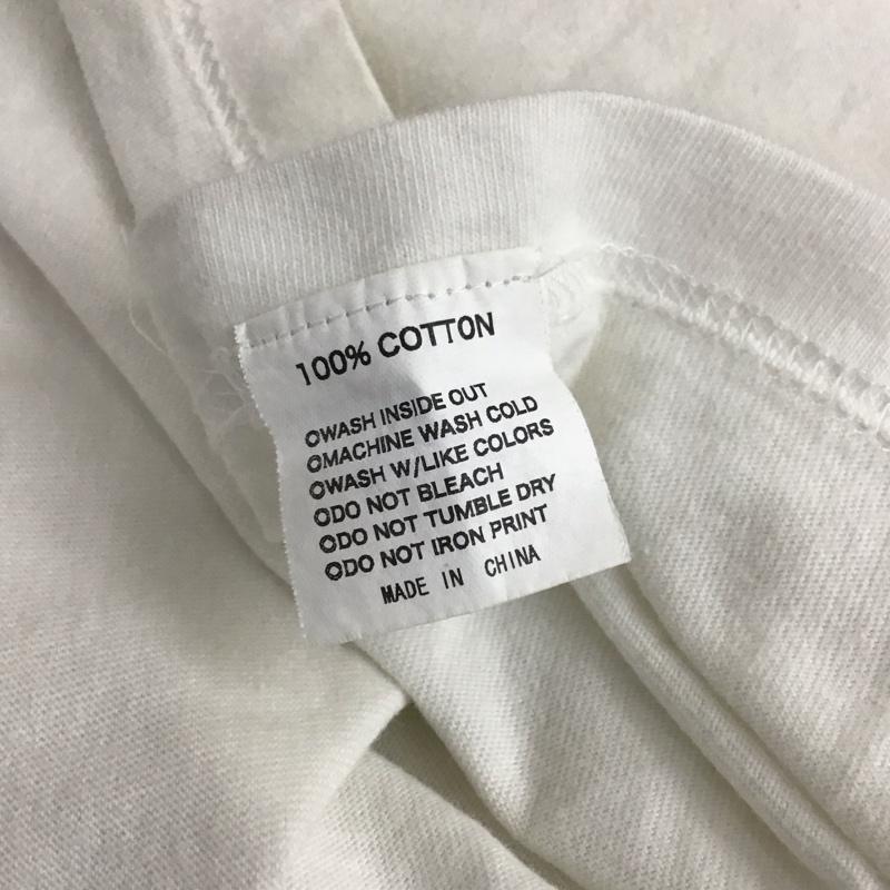 キックスティーワイオー KIKS TYO Tシャツ 半袖 半袖カットソー プリントTシャツ クルーネックカットソー ロゴ、文字 白 / ホワイト / white メンズ USED 古着 中古 10157813
