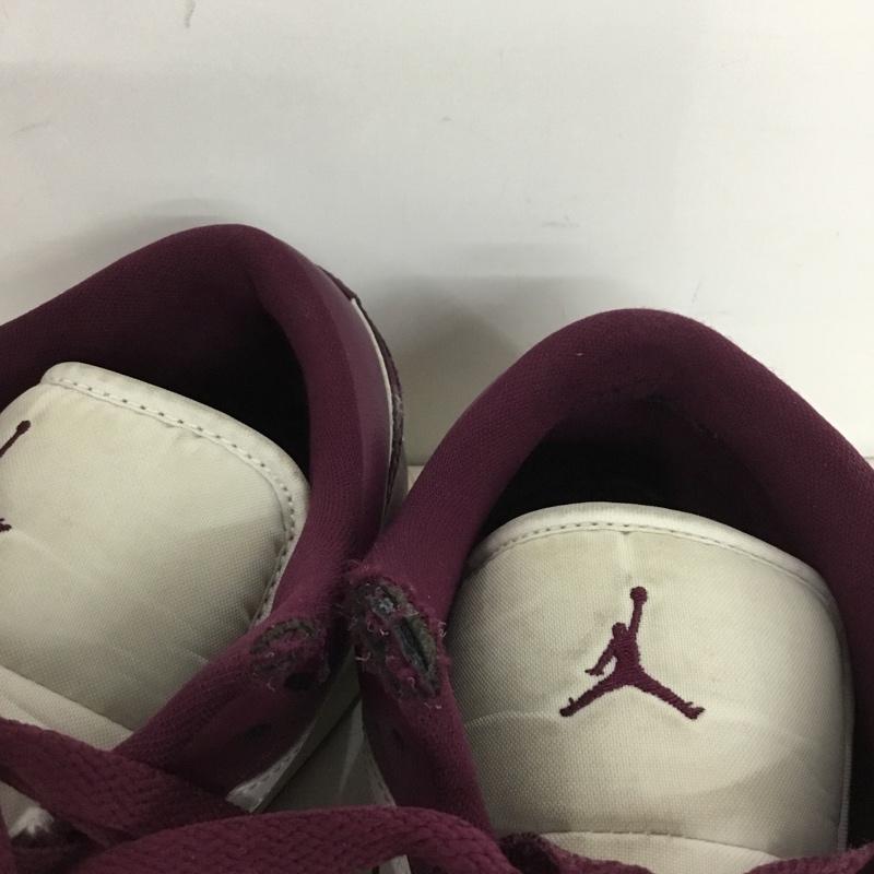 ナイキ NIKE スニーカー スニーカー DC0774-161 WMNS AIR JORDAN 1 LOW 29cm 29.0cm ロゴ、文字 白 / ホワイト / white X 紫 / パープル / purple メンズ USED 古着 中古 10157860