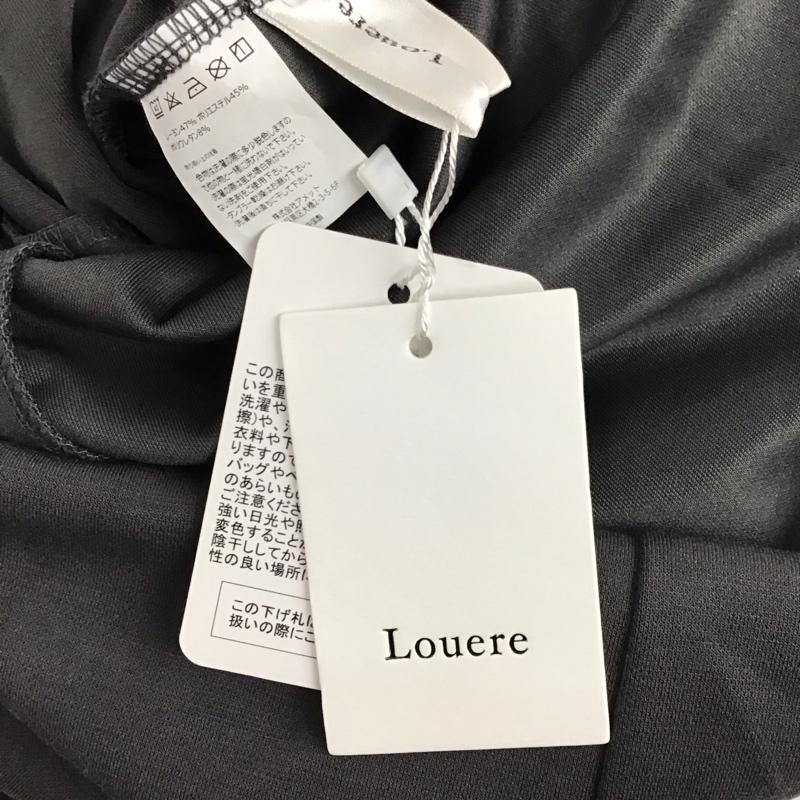 ルエレ Louere ワンピース ロングスカート 長袖ロングワンピース タイトワンピース 36 無地 灰 / グレー / gray レディース USED 古着 中古 10157891