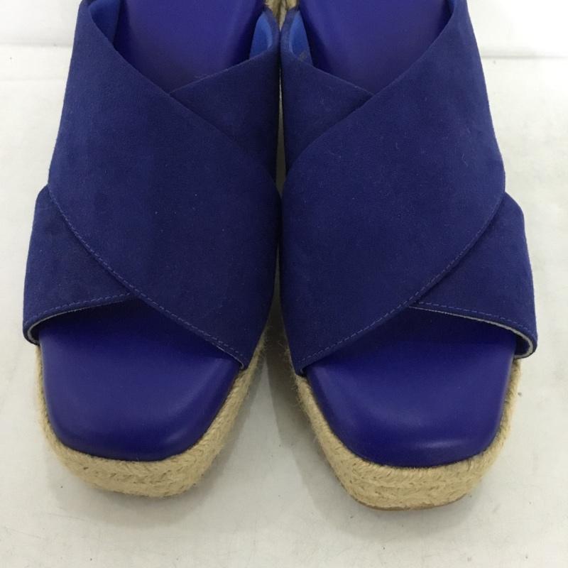 ランダ RANDA サンダル サンダル KS08163R2 クロスミュールサンダル L 無地 青 / ブルー / blue レディース USED 古着 中古 10157892