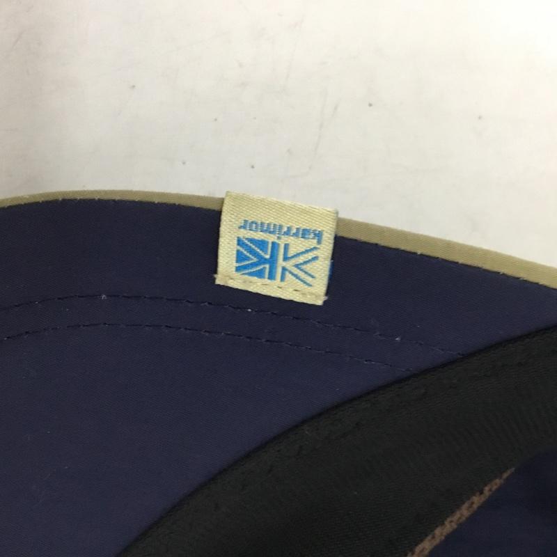 カリマー Karrimor 帽子 キャップ 100671 アウトドアキャップ ロゴ、文字 ベージュ / ベージュ / beige X 紺 / ネイビー / navy メンズ USED 古着 中古 10157902