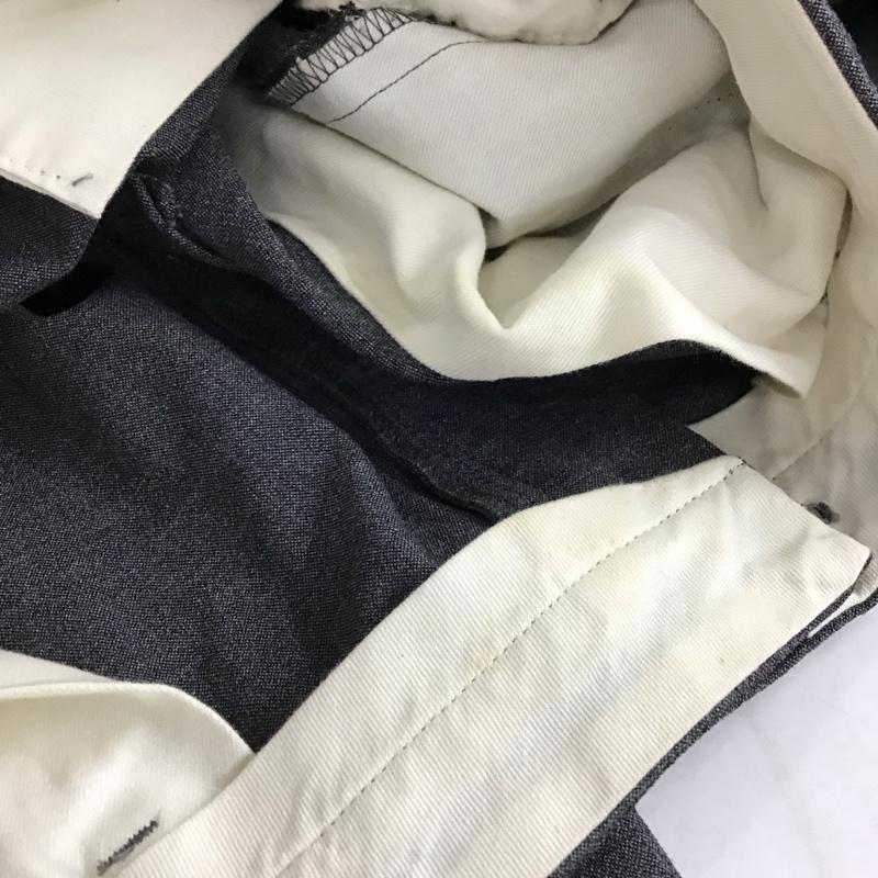 古着 USED パンツ スラックス スラックスパンツ ワイドパンツ カジュアルパンツ S 無地 灰 / グレー / gray メンズ USED 古着 中古 10157922