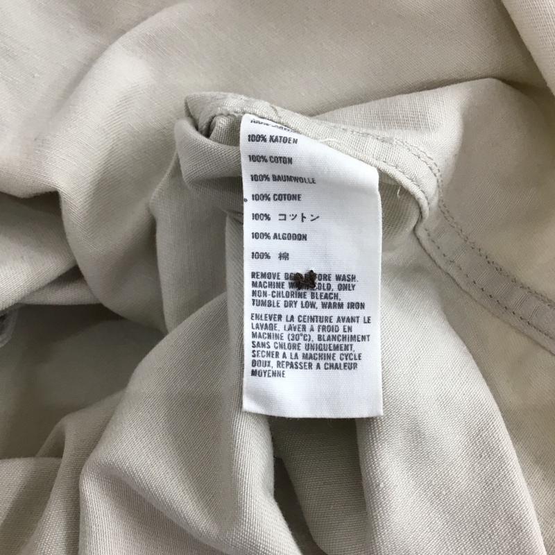 アバクロンビーアンドフィッチ ABERCROMBIE&FITCH シャツ、ブラウス 半袖 半袖シャツ 無地シャツ ポケットシャツ M ダメージ加工 アイボリー / アイボリー / メンズ USED 古着 中古 10158004