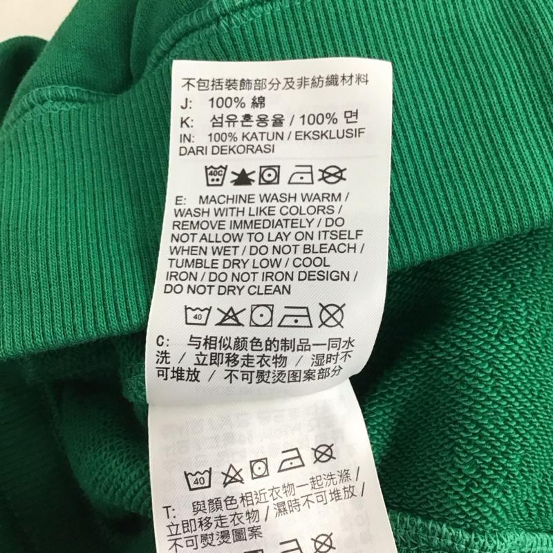 ナイキ NIKE パンツ ワークパンツ、ペインターパンツ スウェットパンツ ワイドパンツ カジュアルパンツ XL ロゴ、文字 緑 / グリーン / green メンズ USED 古着 中古 10158006