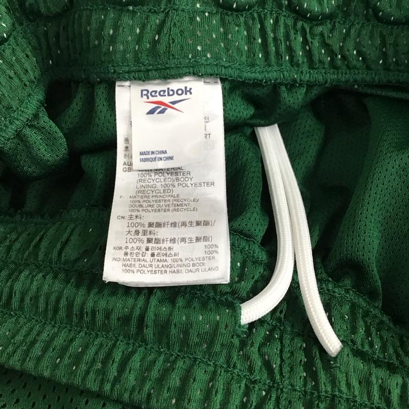 リーボック Reebok パンツ ショートパンツ ショートパンツ ハーフパンツ カジュアルパンツ L ロゴ、文字 緑 / グリーン / green メンズ USED 古着 中古 10158129