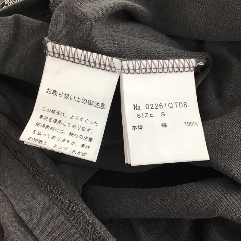 ヒステリック HYSTERIC Tシャツ 半袖 半袖カットソー プリントTシャツ クルーネックカットソー S ロゴ、文字 ダークグレー / ダークグレー / メンズ USED 古着 中古 10158135