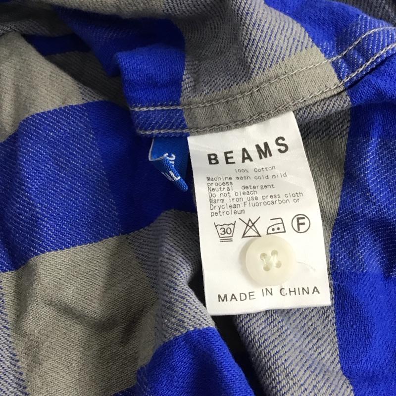ビームス BEAMS シャツ、ブラウス 長袖 長袖シャツ チェックシャツ カラーシャツ M チェック マルチカラー / マルチカラー / multicolor メンズ USED 古着 中古 10158210