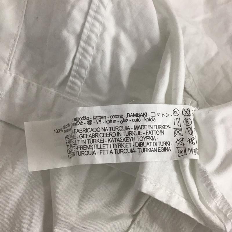 ザラ ZARA シャツ、ブラウス 長袖 M 無地 白 / ホワイト / white レディース USED 古着 中古 10158245