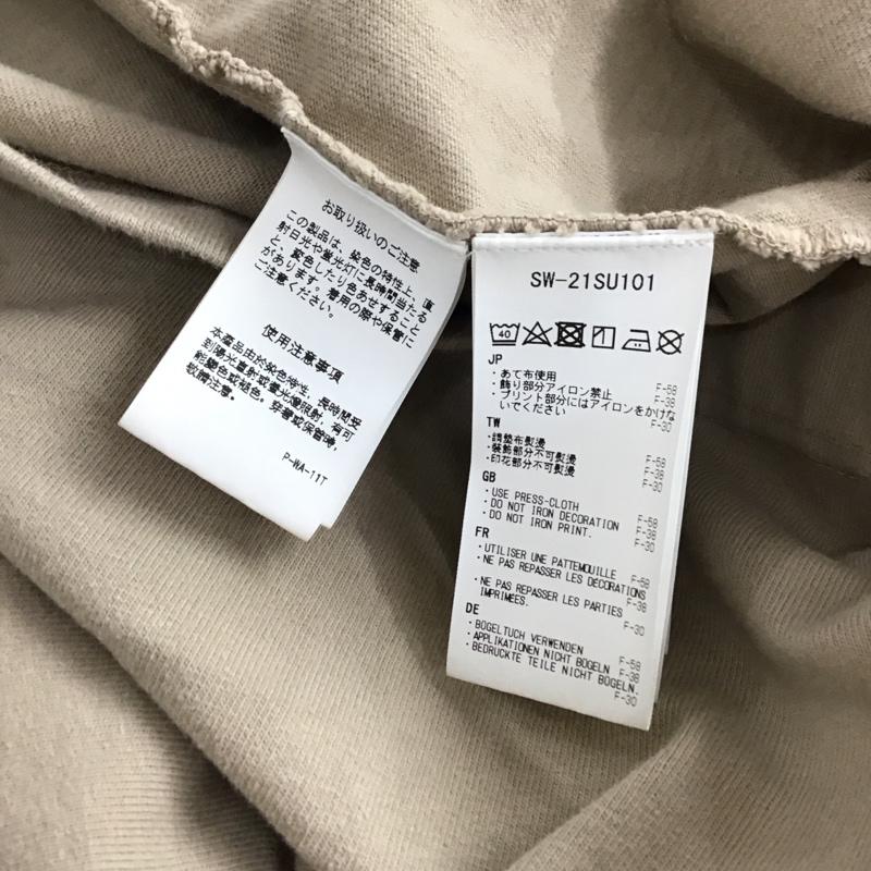 スノーピーク Snow Peak Tシャツ 半袖 半袖カットソー プリントTシャツ クルーネックカットソー S 無地 ベージュ / ベージュ / beige メンズ USED 古着 中古 10158254