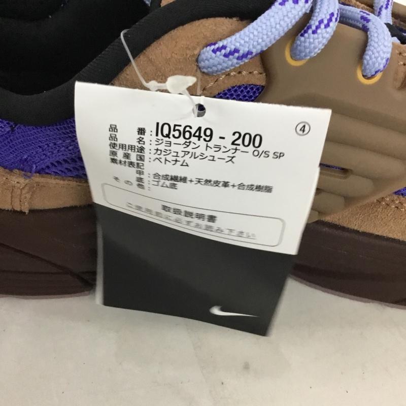ナイキ NIKE スニーカー スニーカー IQ5649-200 JORDAN TRUNNER O/S SP 27.5cm 27.5cm ワンポイント 茶 / ブラウン / brown X 青 / ブルー / blue メンズ USED 古着 中古 10158315