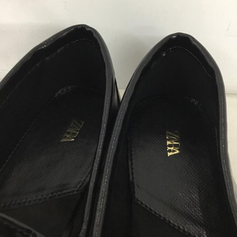 ザラ ZARA ローファー ローファー 2515 611 800 EUR38 無地 黒 / ブラック / black レディース USED 古着 中古 10158316