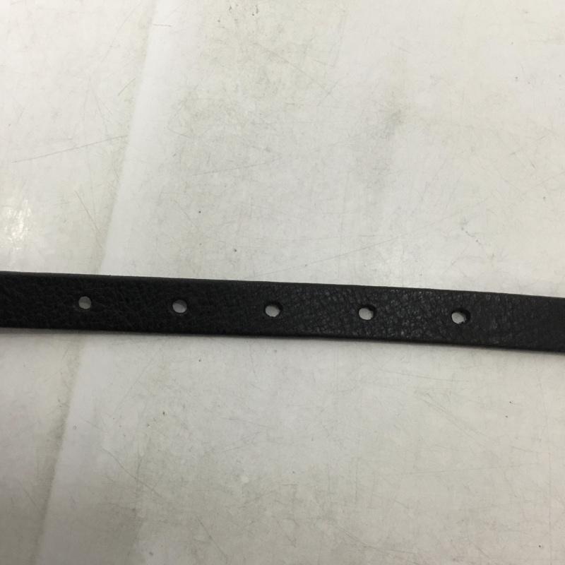 ディーゼル DIESEL ベルト・バックル ベルト イタリア製 レザー ロゴ、文字 黒 / ブラック / black レディース USED 古着 中古 10158344