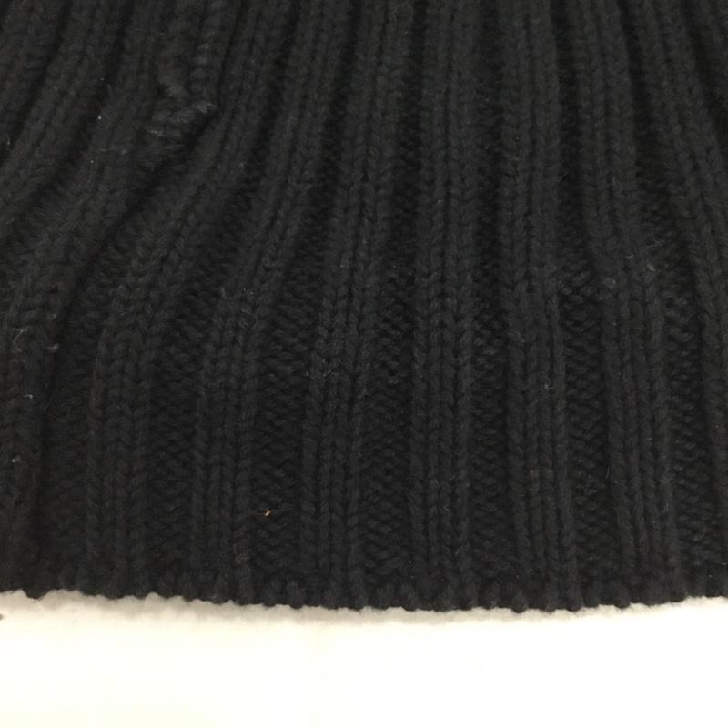 ネガティブ デニム NEGATIVE DENIM 帽子 ニット帽 コットン 日本製 ビーニー FREE ロゴ、文字 黒 / ブラック / black メンズ USED 古着 中古 10158345