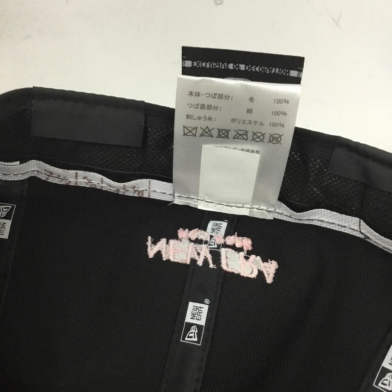 ニューエラ NEW ERA 帽子 キャップ NY 59.6cm ロゴ、文字 黒 / ブラック / black メンズ USED 古着 中古 10158350