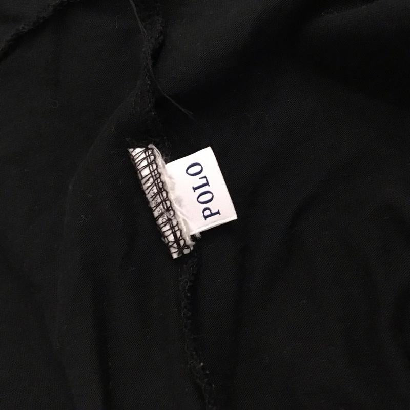 ポロラルフローレン POLO RALPH LAUREN Tシャツ 半袖 半袖カットソー プリントTシャツ Vネックカットソー M ロゴ、文字 黒 / ブラック / black メンズ USED 古着 中古 10158405