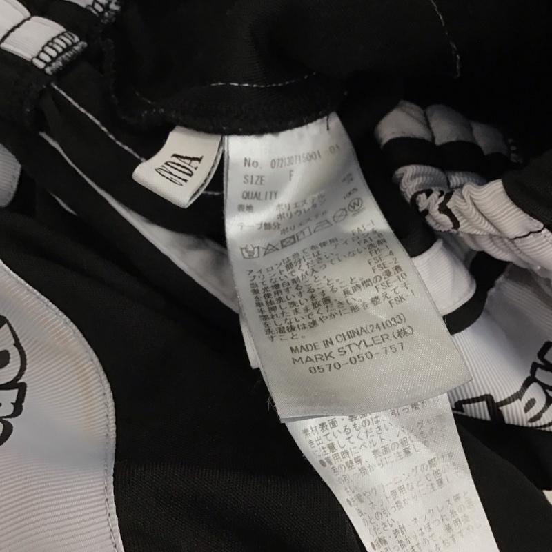 ジェイダ GYDA ボトムス ボトムス 072130715001 Kappaサイドラインデザインパンツ FREE 無地 黒 / ブラック / black レディース USED 古着 中古 10158430