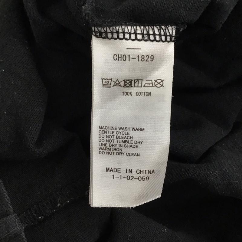 チャムス CHUMS カットソー 長袖 長袖カットソー プリントTシャツ クルーネック S プリント ダークグレー / ダークグレー / メンズ USED 古着 中古 10158486