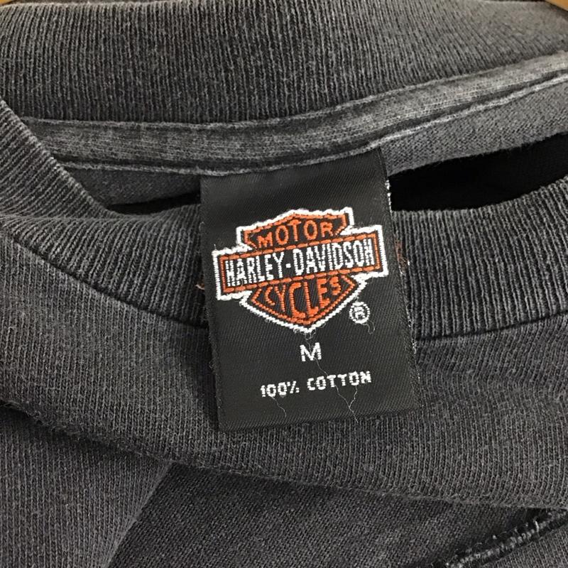 ハーレーダビッドソン Harley-Davidson Tシャツ 半袖 半袖カットソー プリントTシャツ クルーネックカットソー M プリント ダークグレー / ダークグレー / メンズ USED 古着 中古 10158505
