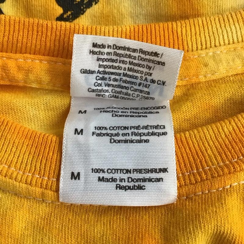 古着 USED Tシャツ 半袖 半袖カットソー プリントTシャツ クルーネックカットソー M プリント 橙 / オレンジ / orange メンズ USED 古着 中古 10158601