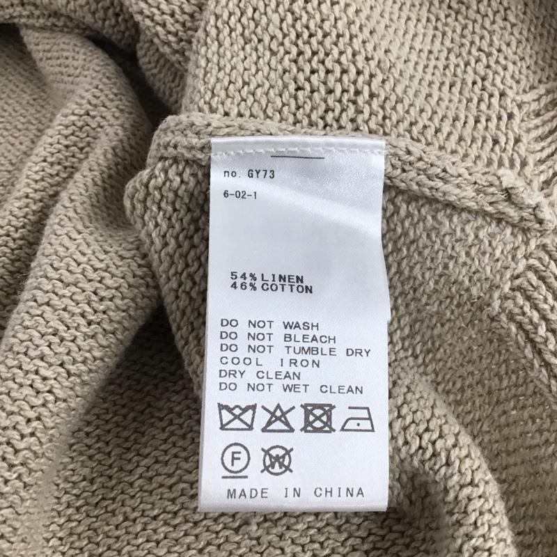 シンプリシテェ Simplicite ベスト ベスト ベスト プルオーバー ノースリーブカットソー 無地 ベージュ / ベージュ / beige レディース USED 古着 中古 10158614
