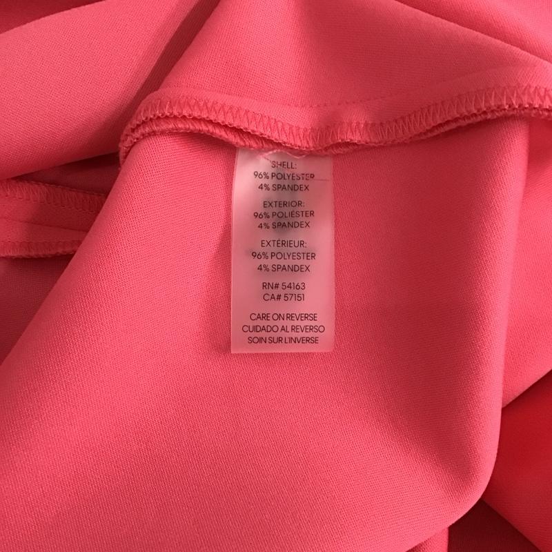 カルバン・クライン Calvin Klein ワンピース ロングスカート ノースリーブロングワンピース フレアスカート 無地 桃 / ピンク / pink レディース USED 古着 中古 10158696