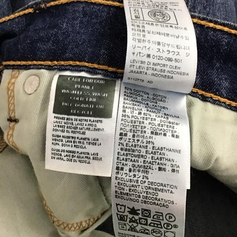 リーバイストラウスアンドコー Levi Strauss & co. パンツ デニム、ジーンズ デニムパンツ スリムパンツ カジュアルパンツ ストレッチパンツ 34インチ 無地 インディゴ / インディゴ / Indigo メンズ USED 古着 中古 10158764